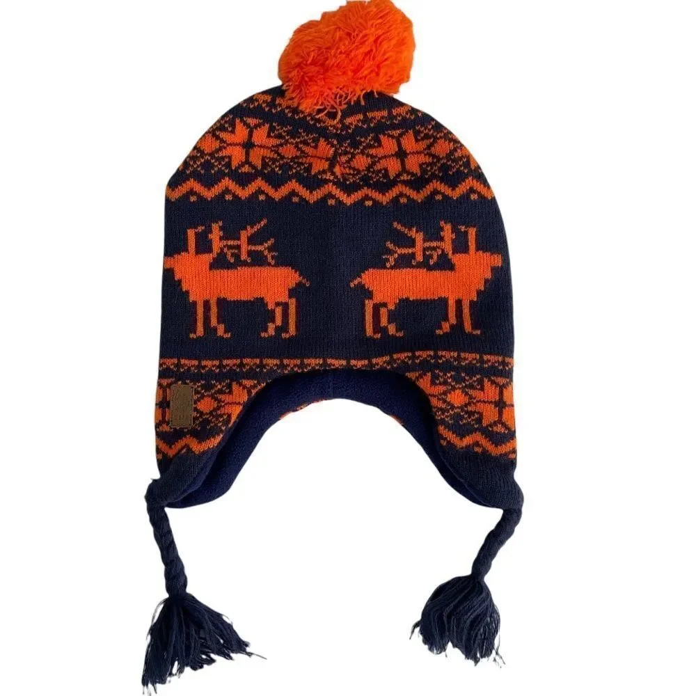U.S Polo Assn. Kids Beanie with Pompoms in Size OS (8/20)